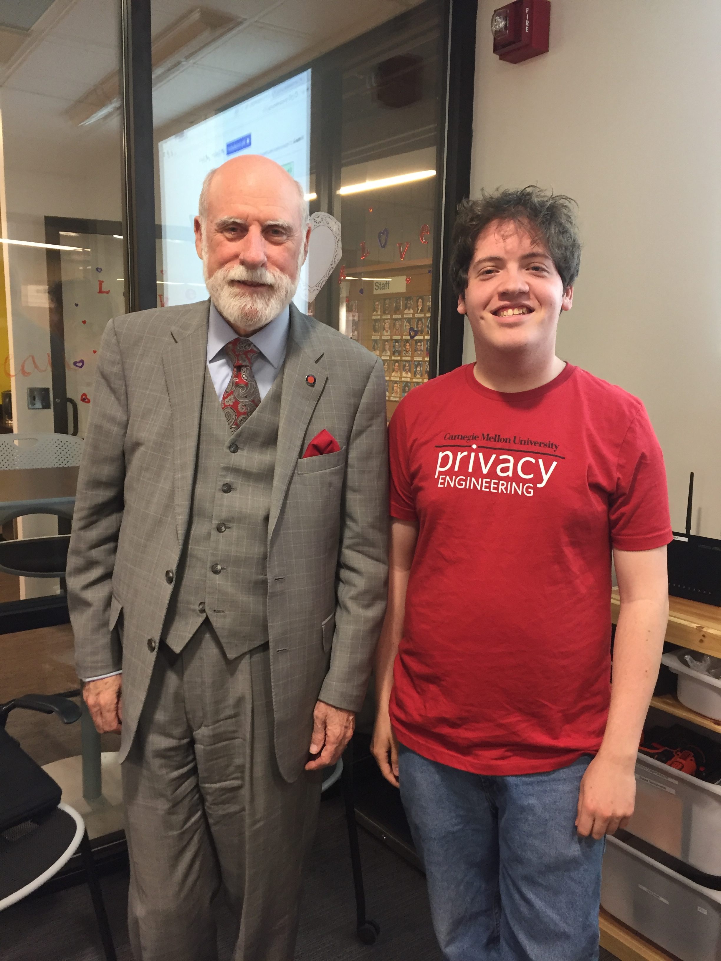 Me Meeting Vint Cerf!!